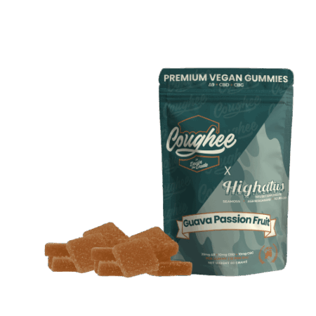 Coughee Gummies – Guava Passionfruit – (Highatus - Infused Supplements x Coughee)